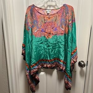 Sundance |‎ Green Multicolor Caftan O/S